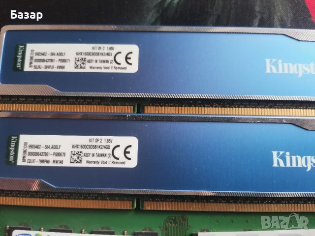 RAM DDR 3 4gb кит 2х4gb на 1600 mxz, снимка 3 - Работни компютри - 39444818