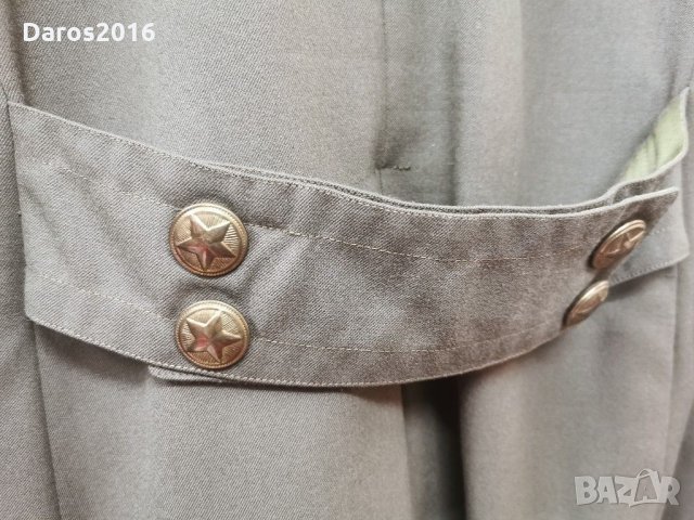 Стар военен шлифер преди 1989 г, снимка 6 - Други ценни предмети - 30001607