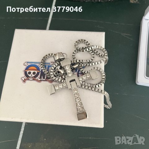 Колие с кръст , снимка 3 - Колиета, медальони, синджири - 42407486