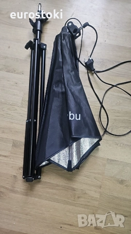 Софтбокс комплект за непрекъсната светлина 70x50cm за фото студио с 1 дифузионен филтър и регулируем, снимка 7 - Светкавици, студийно осветление - 52136093
