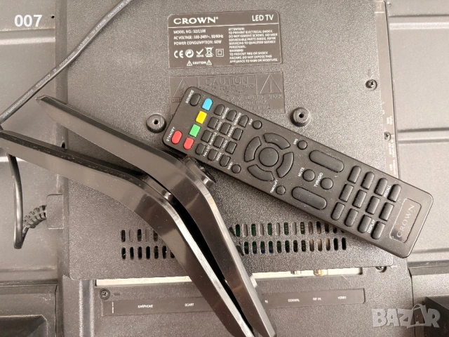 Телевизор Crown LED LCD 32J1100, 1366x768 HD Ready , 32 inch, 81 см, LED LCD, снимка 7 - Телевизори - 53380661