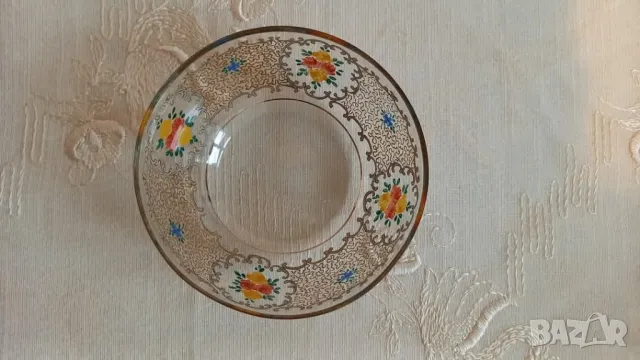 Ръчно рисувани стъклени купи, снимка 3 - Други - 49776049