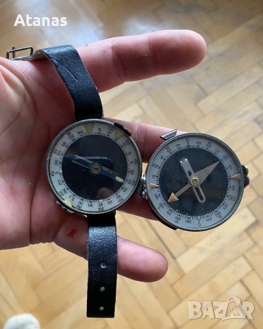 Лот стари военни компаси