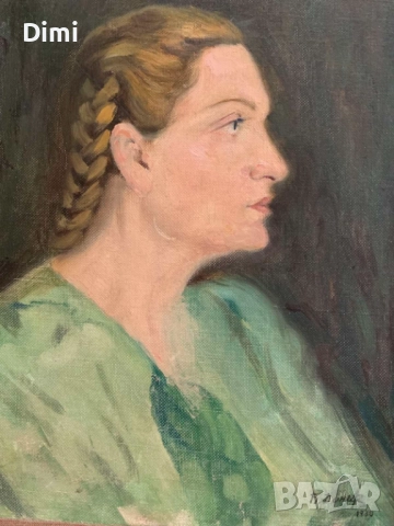 БОЧО ДОНЕВ масло/платно портрет