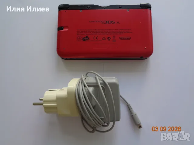 NINTENDO 3DS XL SPR-001 (EUR) Red&Black, снимка 3 - Nintendo конзоли - 55940198