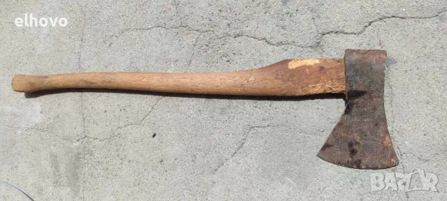 Стара брадва с дълга дръжка#34