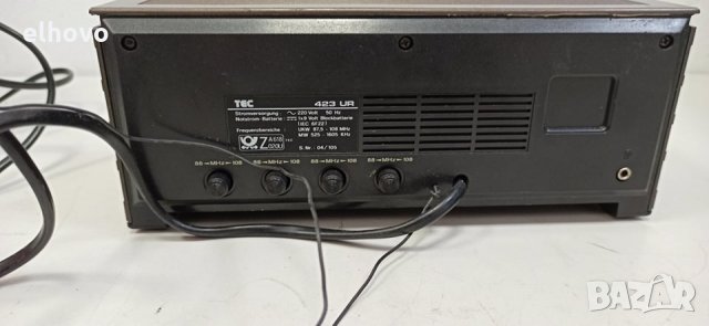 Радиочасовник TEC 423 UR, снимка 5 - Радиокасетофони, транзистори - 31464389
