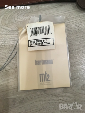 HARTMANN Unisex Винтидж чанта кожа, снимка 11 - Чанти - 54001382