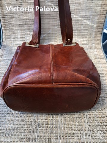 Чанта STABA ITALY,естествена кожа, снимка 4 - Чанти - 29846965