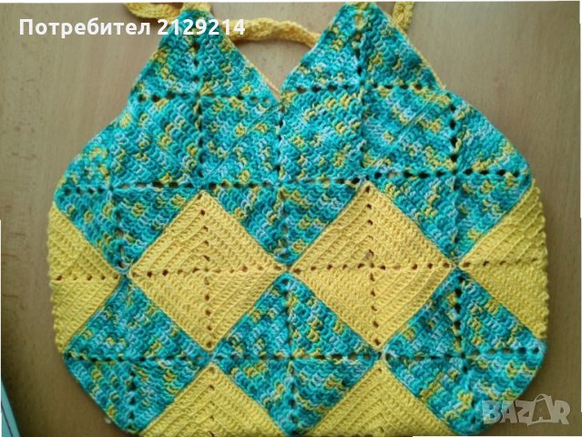 Плетена чанта, снимка 2 - Чанти - 31975333