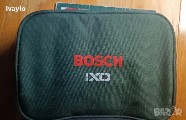 Акумулаторна отвертка Bosch IXO (1-ва ген.) – ЛИМИТИРАН КОМПЛЕКТ с Нова батерия , снимка 3 - Отвертки - 56073444