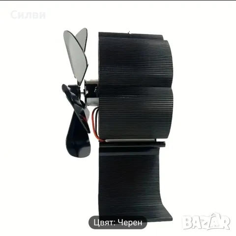 Малък Вентилатор за Камина печка Автономен с термогенератор повишава КПД, снимка 2 - Други стоки за дома - 49365657