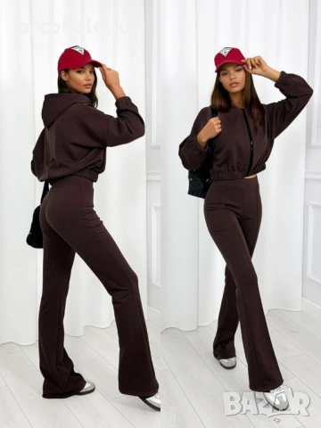 Дамски комплект от суитшърт и панталон Melissa, 5цвята , снимка 2 - Комплекти - 51987271