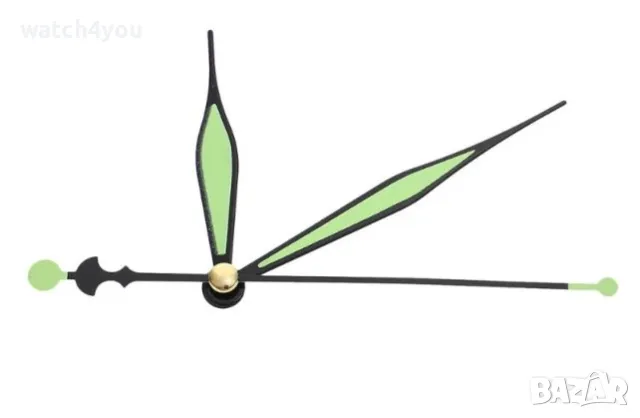 ФОСФОРНИ / ФОСФОРЕСЦИРАЩИ СТРЕЛКИ ЗА СТЕНЕН ЧАСОВНИК. НЕОНОВИ / СВЕТЕЩИ СТРЕЛКИ ЗА СТЕННИ ЧАСОВНИЦИ., снимка 3 - Стенни часовници - 50259360