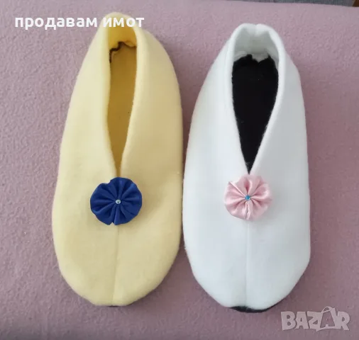 Плетени вълнени терлици 5+1 , снимка 3 - Други - 51686668