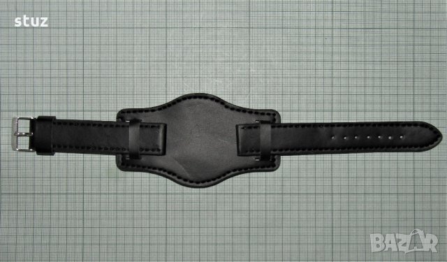 Кожени каишки за мъжки часовници, с подложка