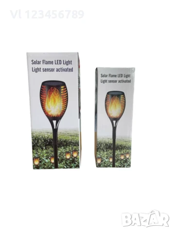 Соларна лампа тип "факла", снимка 3 - Соларни лампи - 50879777