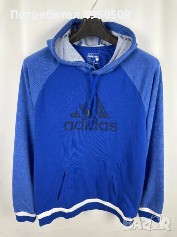 Мъжка суитшърт с качулка Adidas Essentials, размер M