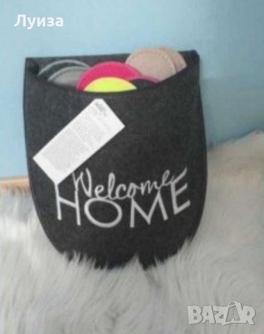 НАМАЛЕНИЕ! Сет от 5 броя домашни чехли, поставени в голям декоративен пантоф! , снимка 6 - Пантофи - 30669602