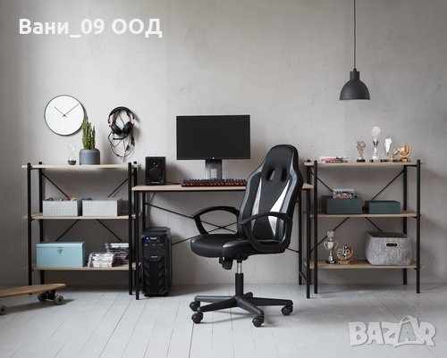 Етажерка на 3 етажа-дърво и метал, снимка 5 - Етажерки - 31225991