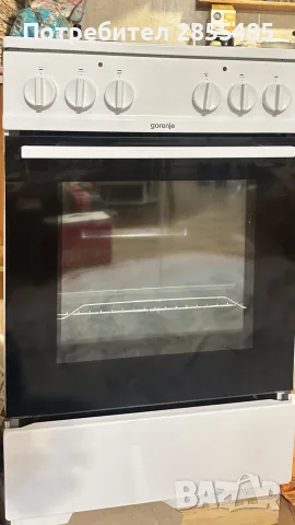 Готварска печка Gorenje с 4 котлона и фурна – отлична и запазена