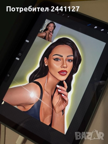 Дигитален портрет, снимка 2 - Картини - 52863111