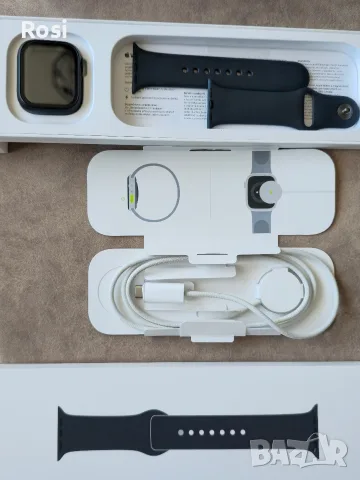 Apple Watch Series 9 41mm Midnight – като нов, без драскотини, снимка 9 - Смарт гривни - 56205886