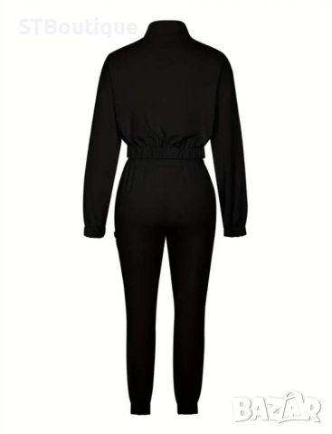 💃 Дамски Ежедневен Комплект от Две Части с Цип 💃, снимка 10 - Комплекти - 52232570