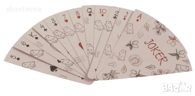 Карти за игра с формата на парче Пица, снимка 5 - Карти за игра - 56360834