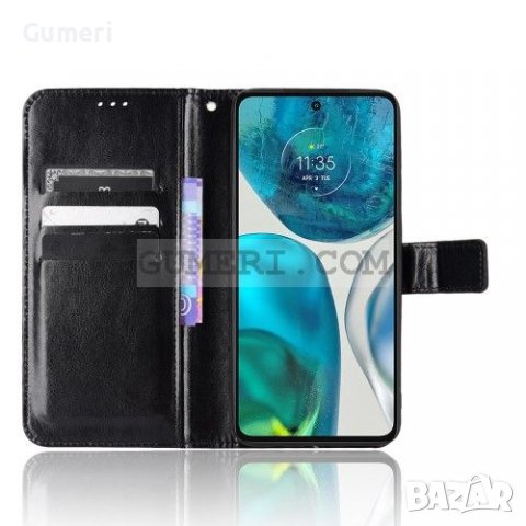 Motorola Moto G82 - Тефтер Стойка - Черен, снимка 5 - Калъфи, кейсове - 37501661