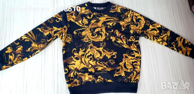 Versace Jeans Couture Cotton Мens Size L НОВО! ОРИГИНАЛ! Мъжка Блуза Суичър