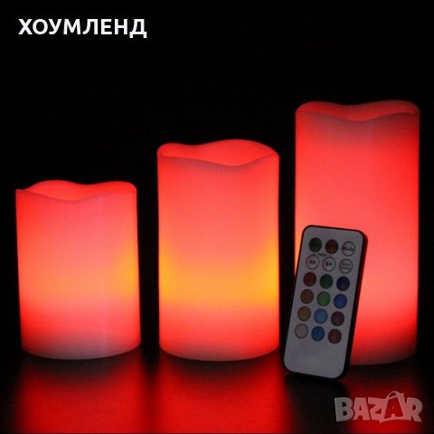 LED свещи в различни цветове, снимка 1 - Лед осветление - 31117502