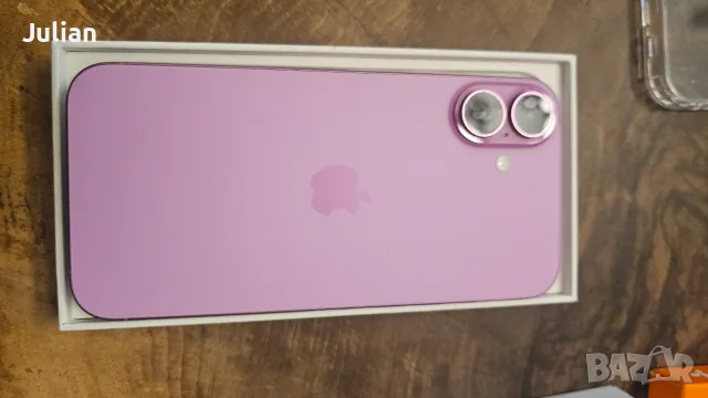 Iphone 16 plus 128 GB Pink като нов, снимка 3 - Apple iPhone - 56467886