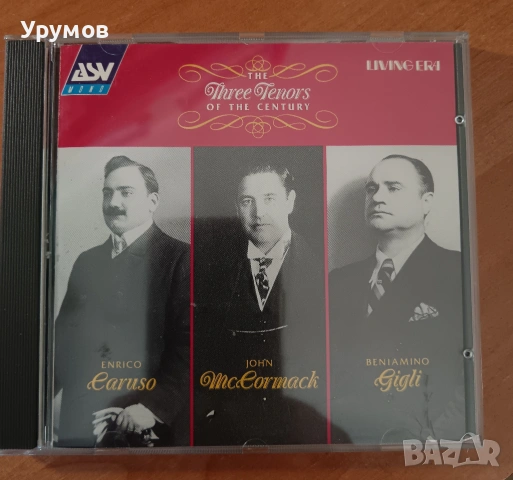 CD Enrico Caruso, John McCormack, Beniamino Gigli ‎– The Three Tenors Of The Century