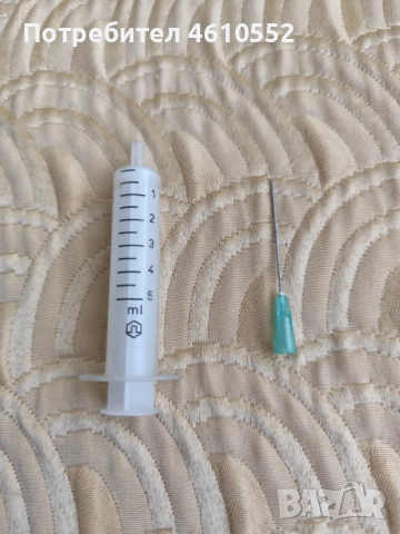 Нова спринцовка с игла