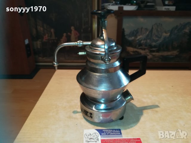 Vintage Art Deco Zappia Paradiso-Espresso Maker-внос швеицария, снимка 3 - Колекции - 30180685