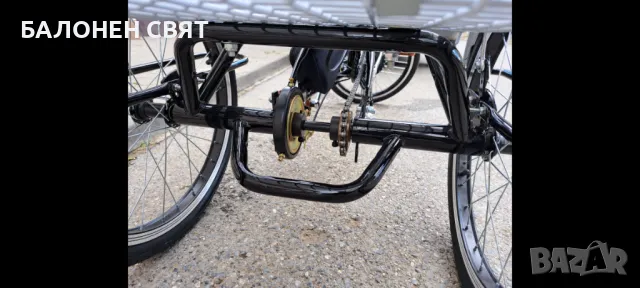 Промоция Електрически Велосипед Хибрид Триколка 20”, 36v 350w 10.5 Ah, снимка 3 - Велосипеди - 50061204