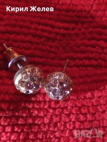 СРЕБЪРНИ ФЕШЪН АРТ ОБЕЦИ СРЕБРО 925 Част От КОМПЛЕКТ с БЯЛ ЕМАЙЛ и КРИСТАЛИ 37351, снимка 4 - Обеци - 40488281