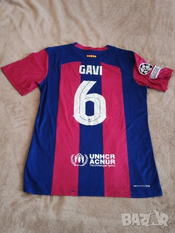 Мъжка футболна тениска FC BARCELONA, NIKE, GAVI, 6. , снимка 3 - Тениски - 51796414