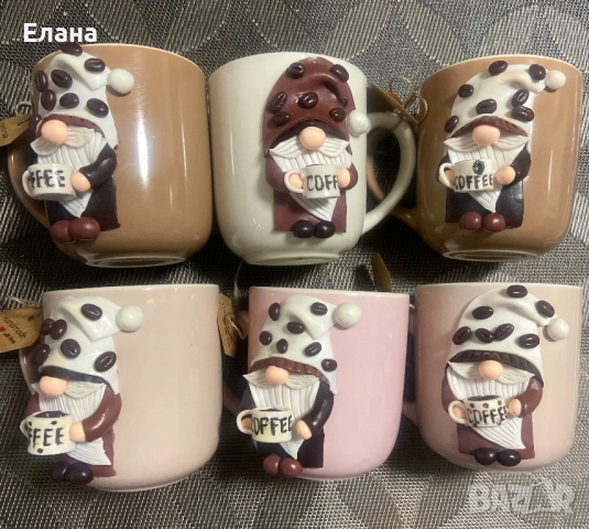 Чаши с полимерна глина, снимка 5 - Ръчно изработени сувенири - 38459326