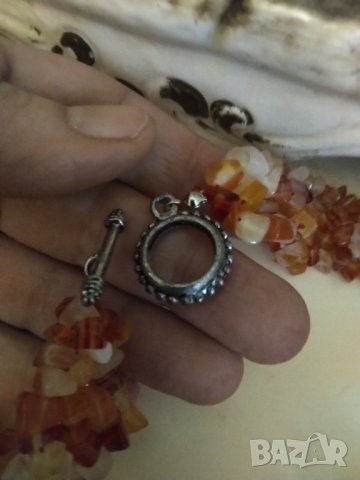 разпродажба РЕТРО ОГЪРЛИЦА ЕСТЕСТВЕНИ КАМЪНИ РЪЧНА ИЗРАБОТКА НАМАЛЕНИЕ , снимка 4 - Колиета, медальони, синджири - 42798183