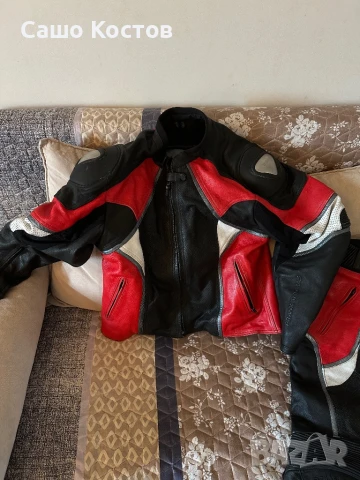 Кожен мото екип от две части Frank Thomas, снимка 6 - Якета - 50472364