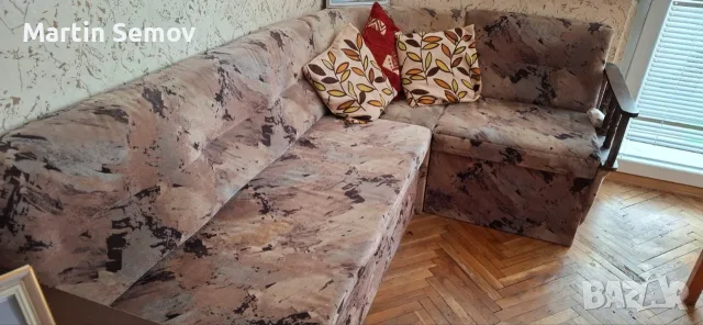 Разтегаем кухненски ъгъл, снимка 3 - Дивани и мека мебел - 55899993