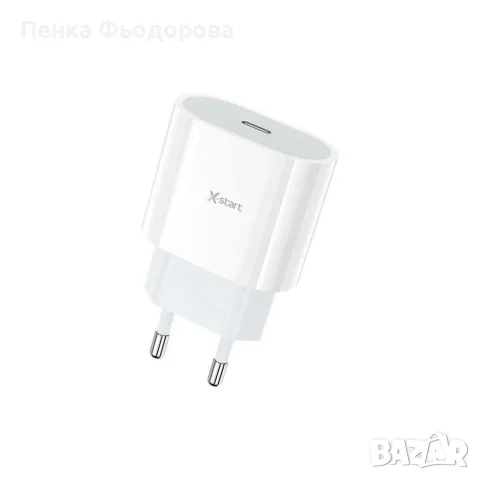 Type-C единично бързо зарядно устройство, снимка 5 - Оригинални зарядни - 55932320