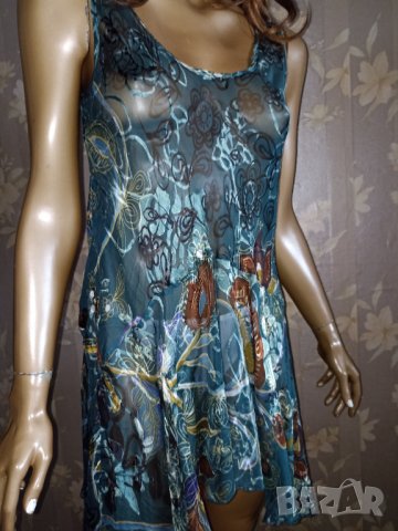 Patricia Suzzi- M,L- 100%Естествена коприна -италианска рокля  + туника  , снимка 15 - Рокли - 40759554