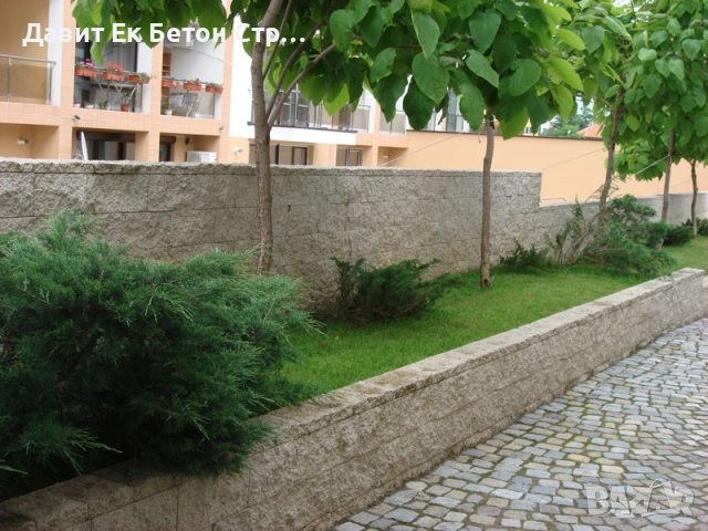 Вибропресовани бетонови блокчета за ограда, имитиращи дялан камък, снимка 5 - Строителни материали - 53879040