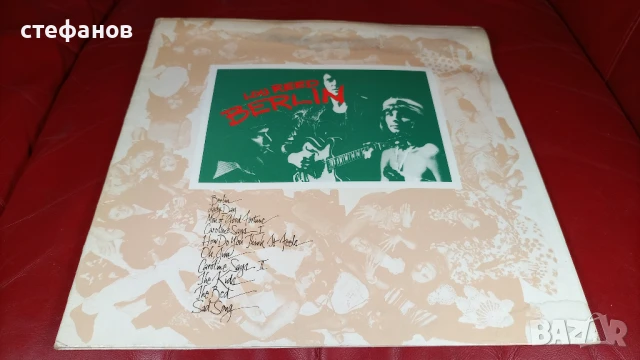 Дългослиреща грамофонна плоча на LOU REED „berlin” 1973, Франция