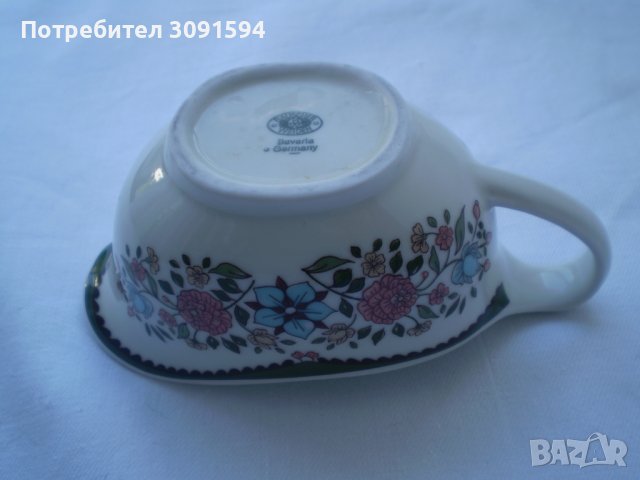 Бавария Германия Порцелан каничка -сосиера, снимка 2 - Други ценни предмети - 36809001