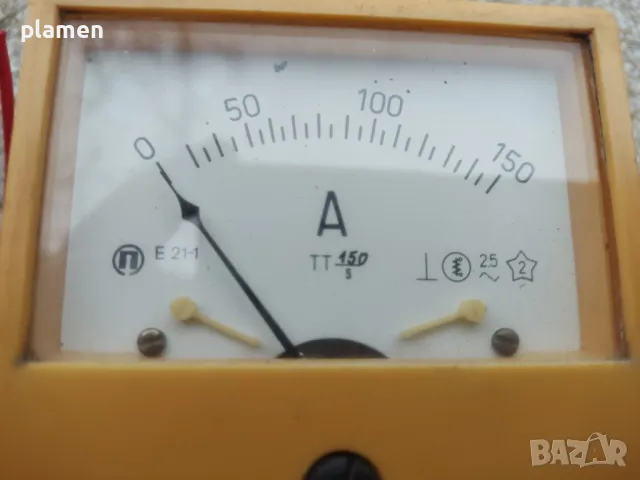 Аналогов панелен Амперметър 0-150А , снимка 3 - Друга електроника - 49787212