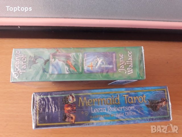 Разкошни таро карти с русалки: Mermaid Tarot и Oceanic Tarot, снимка 3 - Карти за игра - 34173963